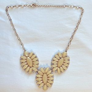 Cream statement necklace